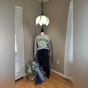George Mason Gray Sweatshirt - Retro Champion